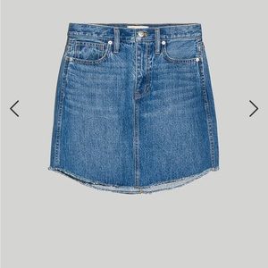 Madewell Denim Mini Skirt NWT